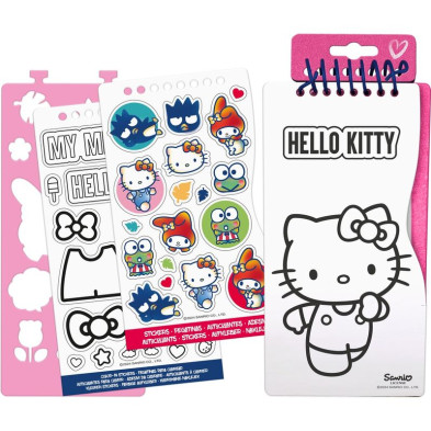 Set creativo para colorear Hello Kitty